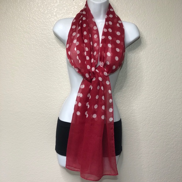 LOT OF 5 ASSORTED FASHION SCARVES - Picture 3 of 5